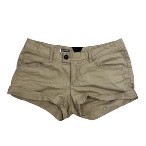 Roxy Beige Khaki Short Shorts Size 7